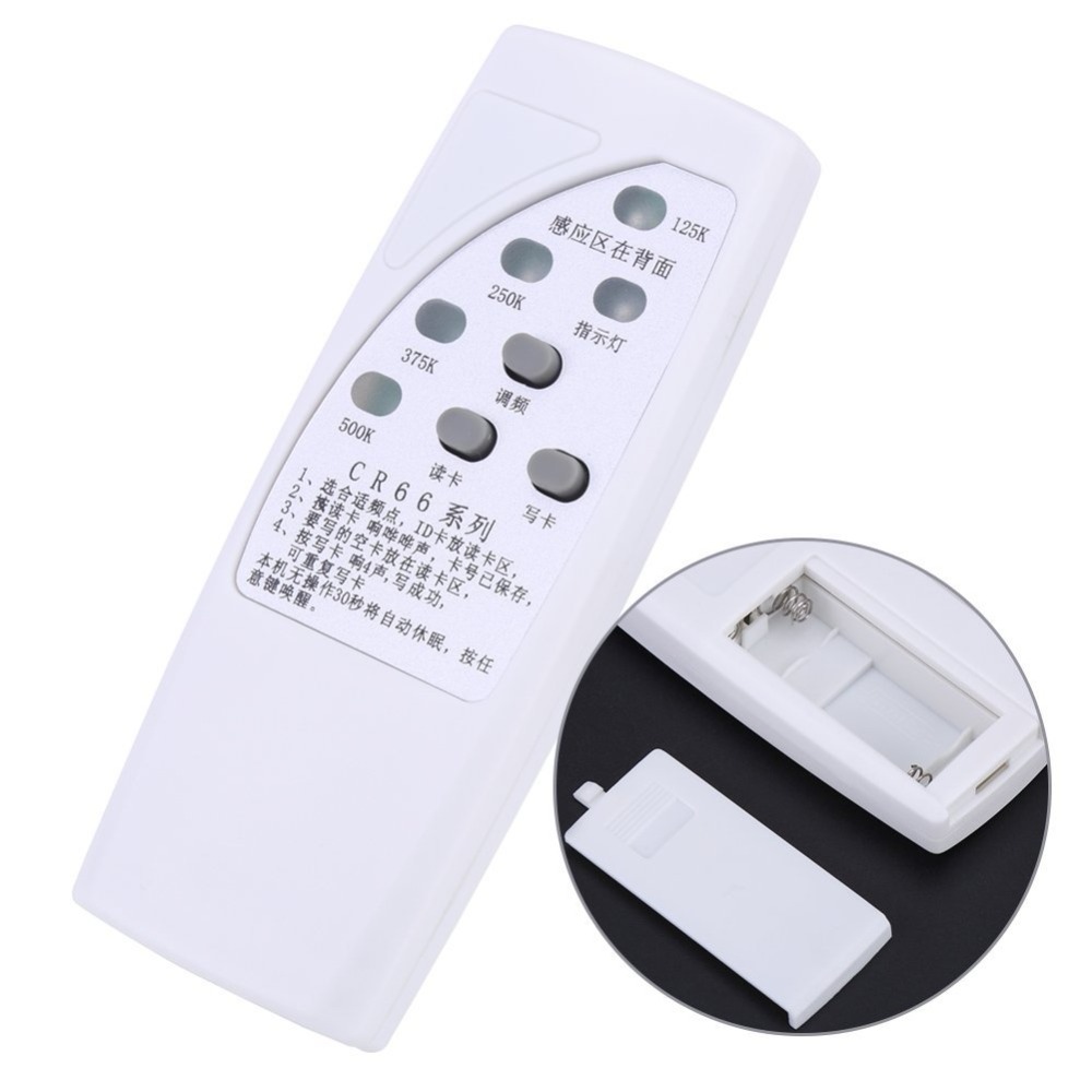 RFID ID Karte Kopierer 125/250/375/500KHz CR66 RFID Scanner Programmer Reader Writer Duplizierer Mit licht Anzeige Sensibel