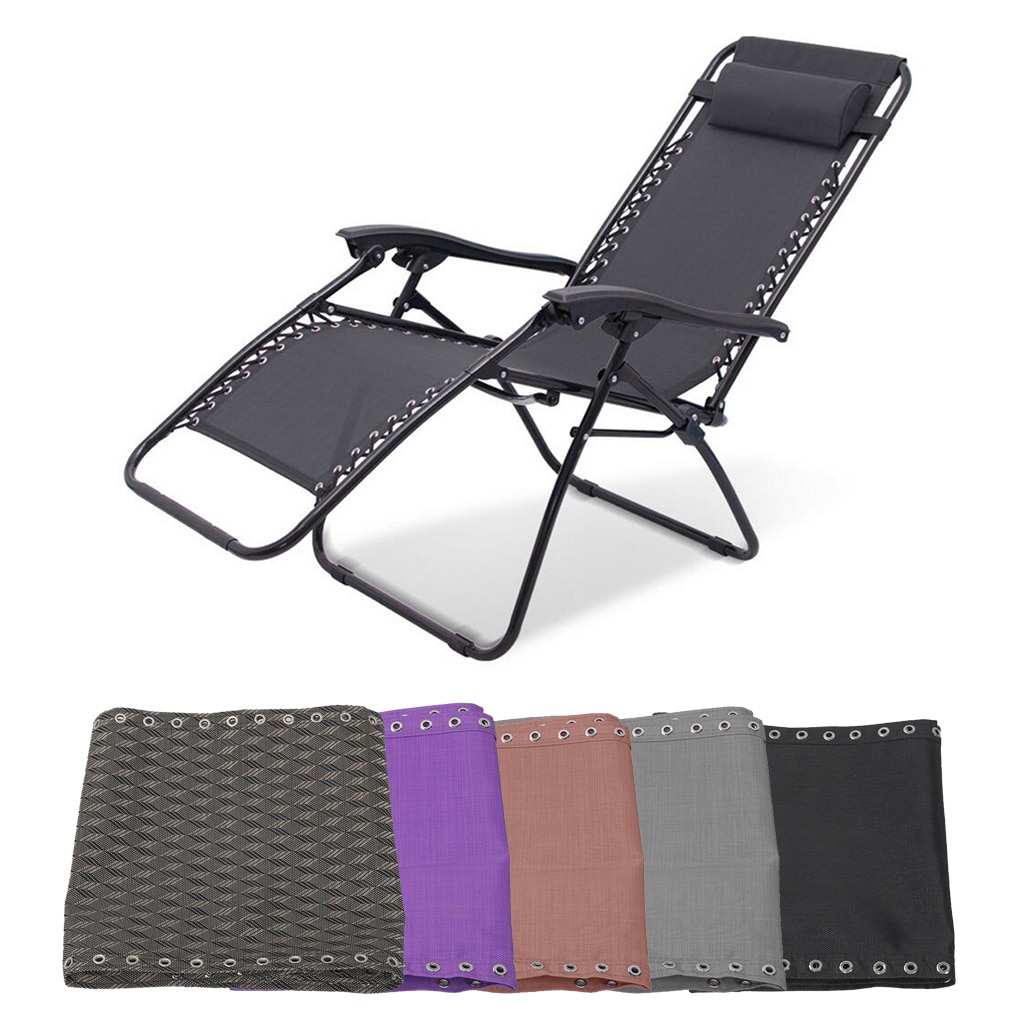 Universel udskiftning stof sofa klud til nul tyngdekraft stol gårdhave lounge sofa hvilestole alle standard folde slynge stole