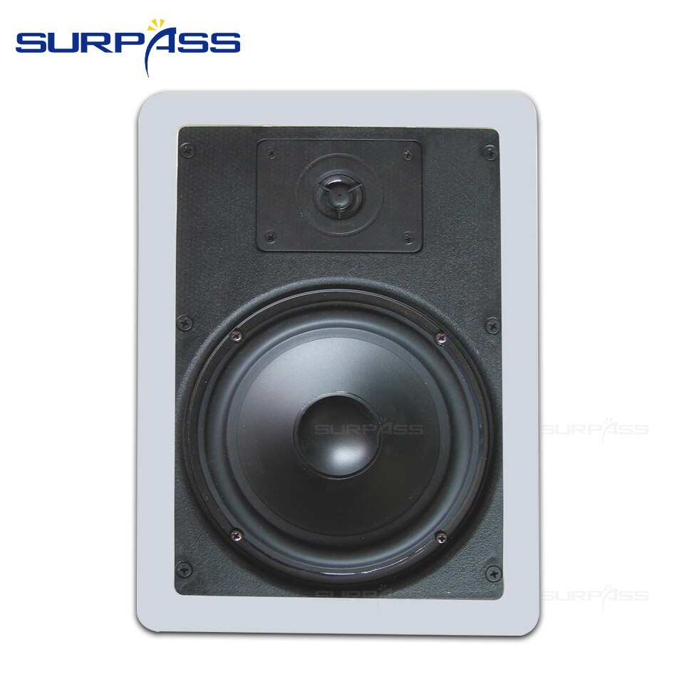 Home Theater Rectangle Enchased Mount Ceiling In-wall Speaker Background Music System 70V/110V Loudspeaker