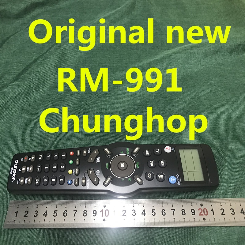 Chunghop RM-991 TV/SAT/DVD/CBL/CD/AC/VCR Six in one function of TV air conditioner set top box controlled by learning remote