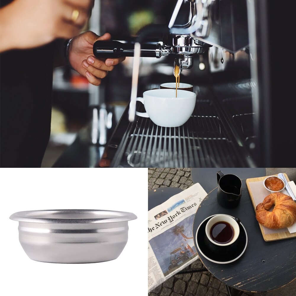 Lot De 2 Paniers Filtres à Café 58mm En Acier Inoxydable - Accessoires Pour Machine Expresso