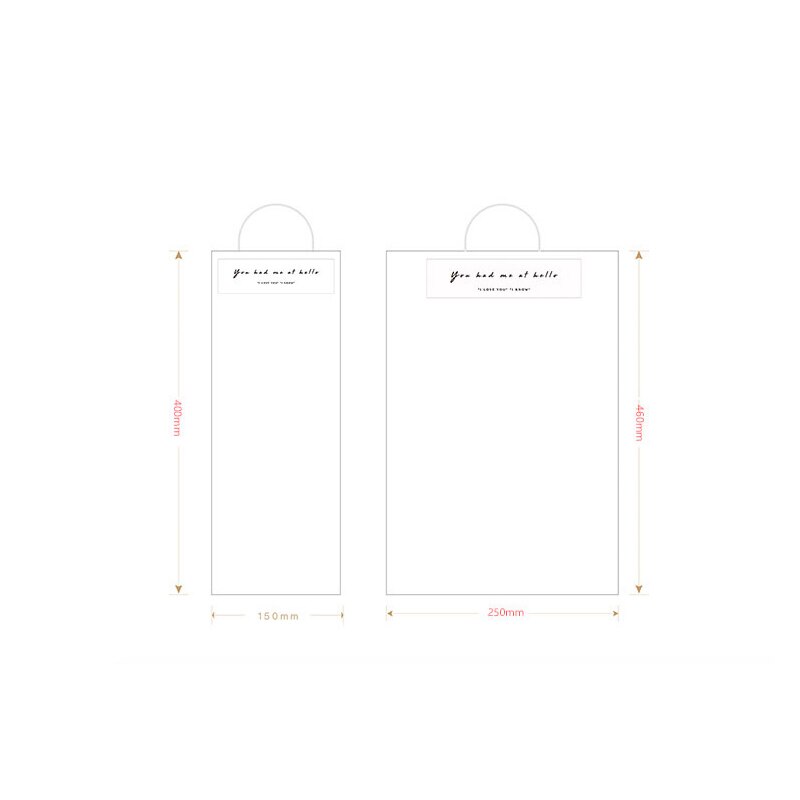 transparent PVC Blume Tasche Wasserdicht Blume Verpackung Taschen Blume Falten Handtasche Hängen Taschen