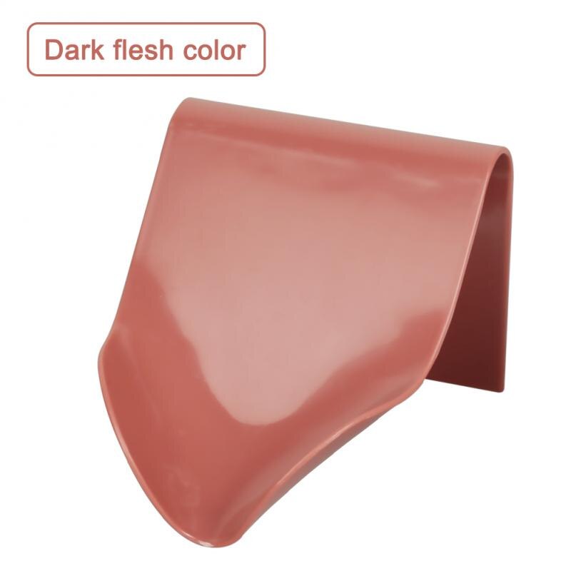 1PC Soap Holder Wall Mounted Hanging Bathroom Shower Soap Dish Shower Plates Soap Storage Drain Plastic Soap Tray Rack: 03
