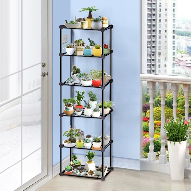 Assemble Disassembly And Assembly Many Function Shelf Originality Balcony Flower Rack