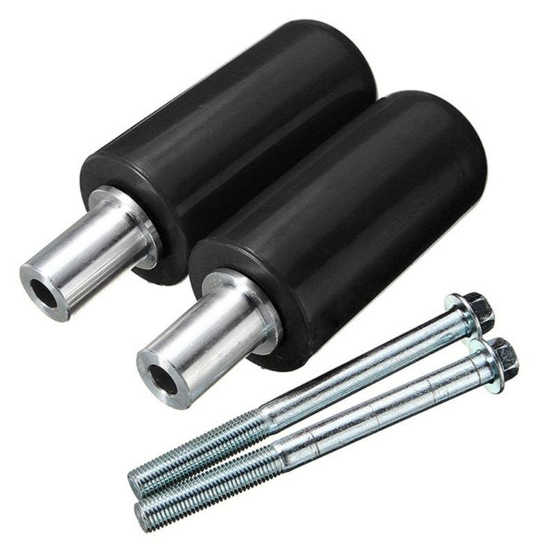 1Set Universal Large Motorcycle Frame Sliders Anti Crash Protector Glue Stick: Default Title