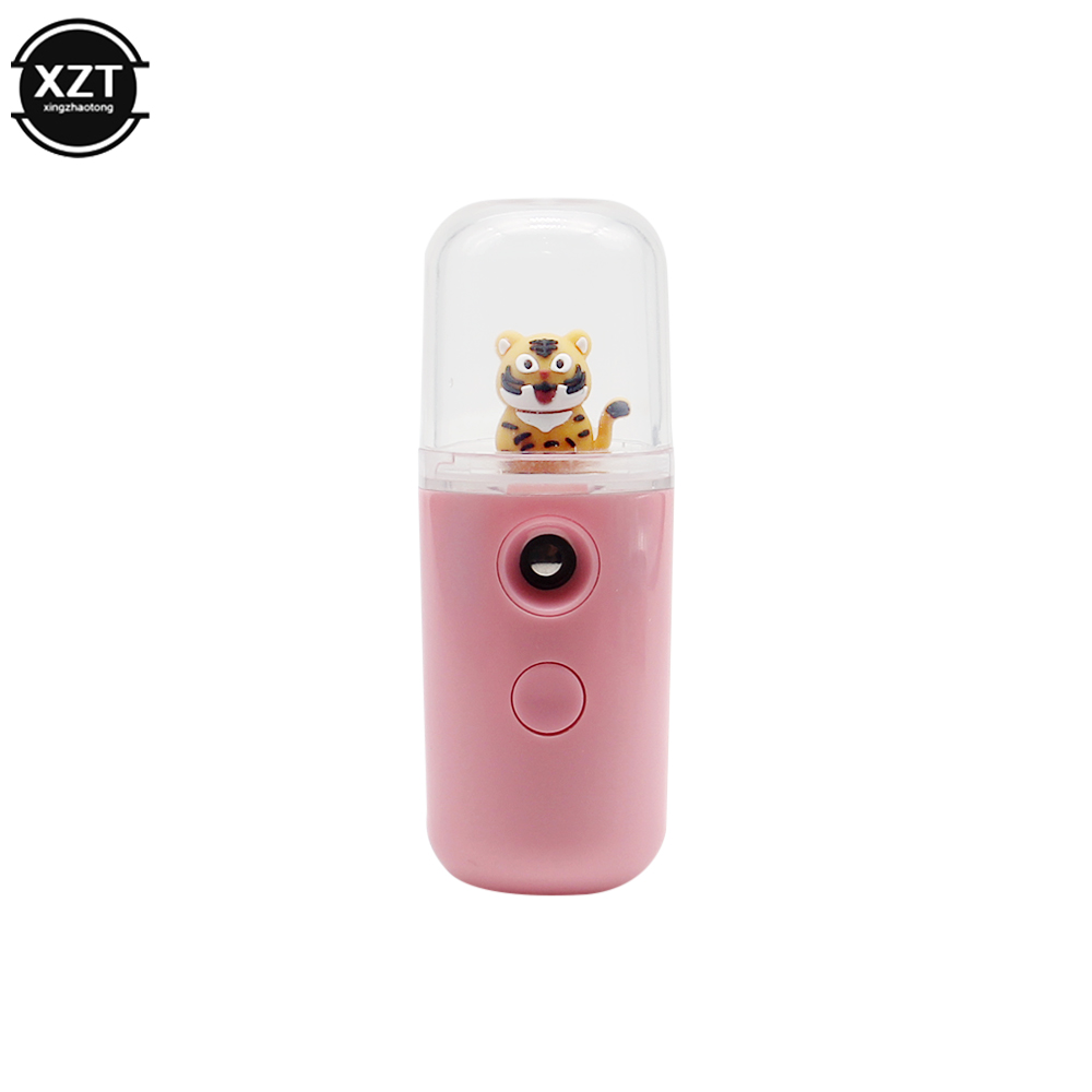 Portable Air Humidifier 30ml USB Atomizer Air Purifier Aromatherapy Essential Oil Diffuser Hydrator: PURPLE