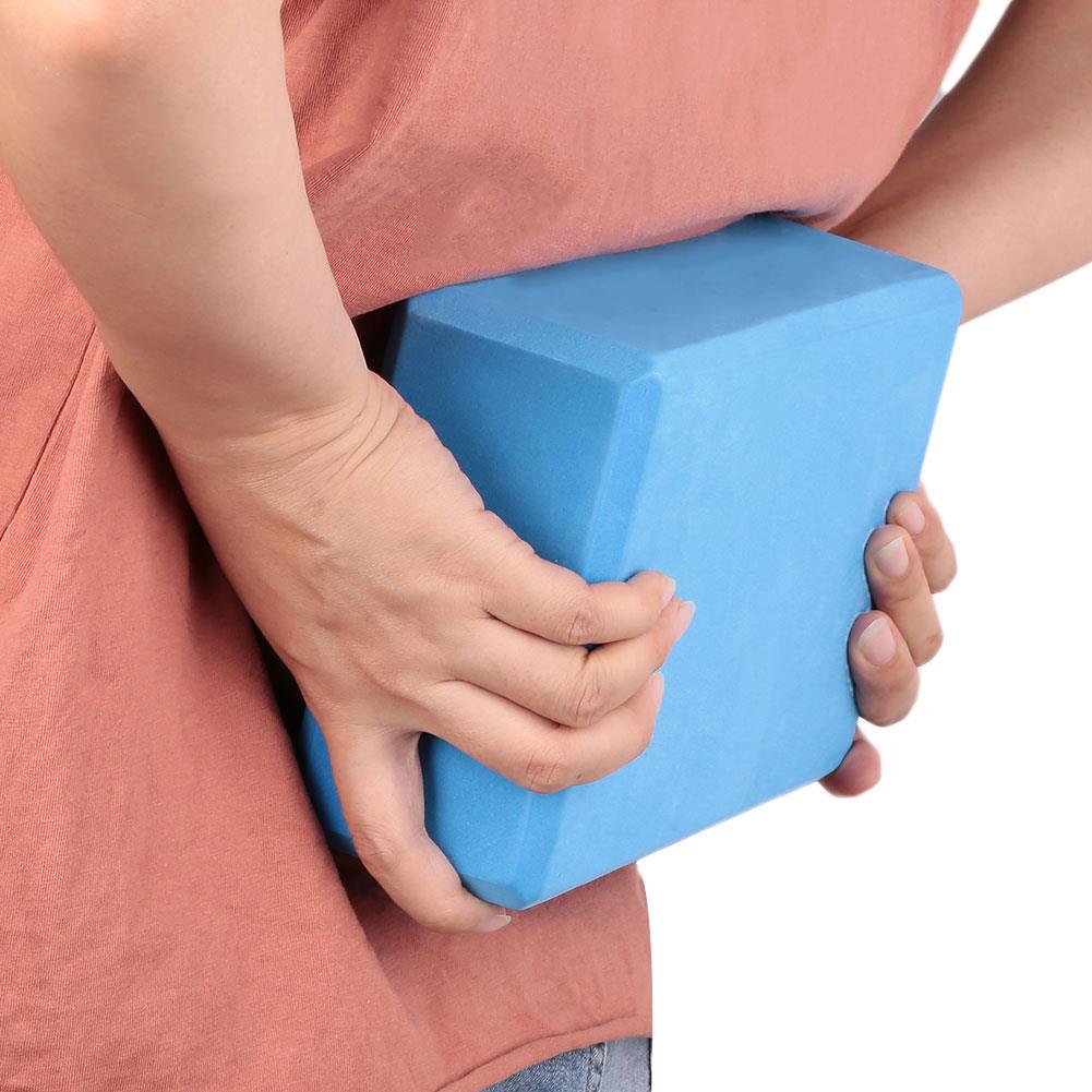 Comfort Yoga Blok Brick Foam Pad Gym Health Exercise Pilates Body Stretching