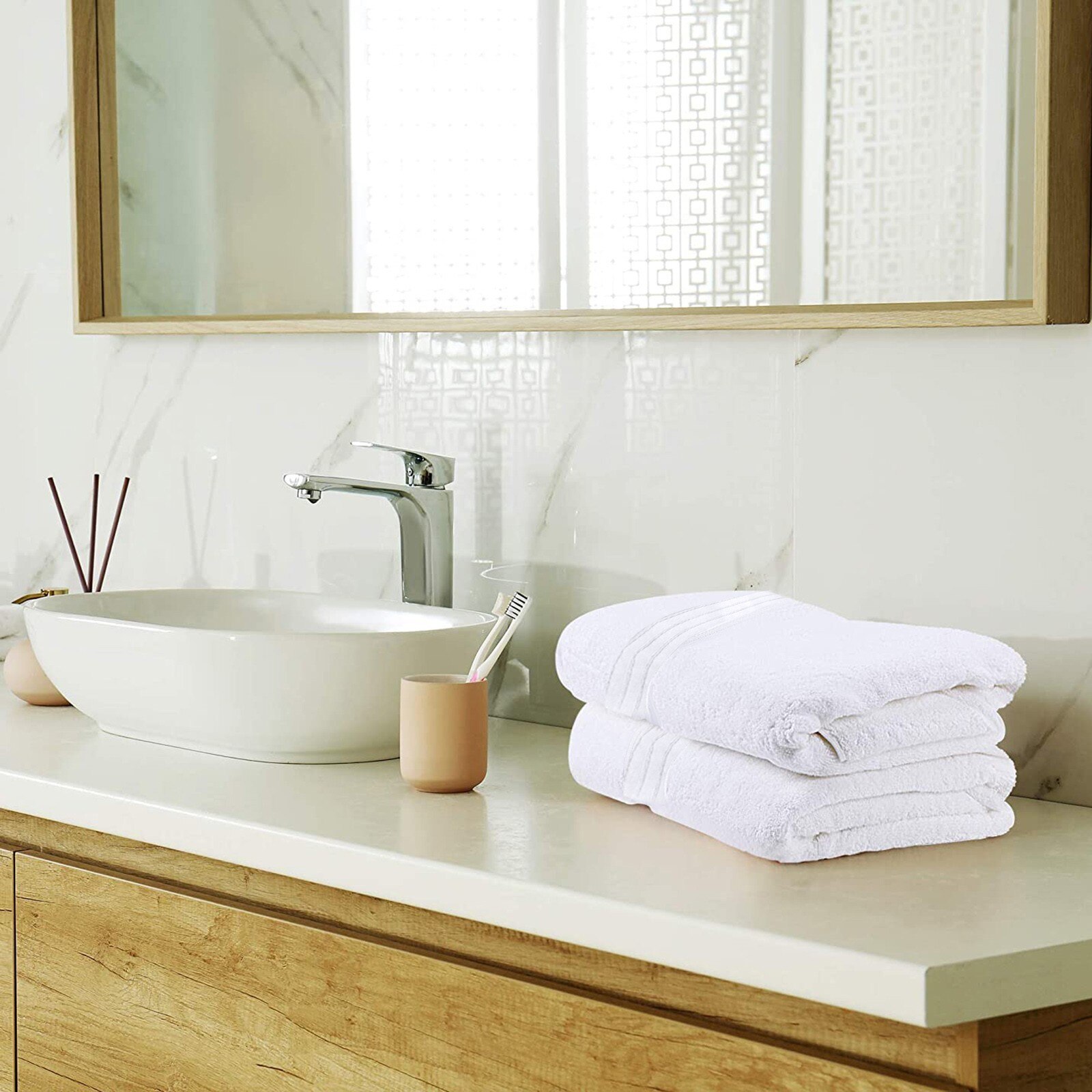 Premium 100% Cotton Towels Soft and Absorbent 4PC Home Textile Towel Women Robes Bath Wearable Nightwear Sleeping