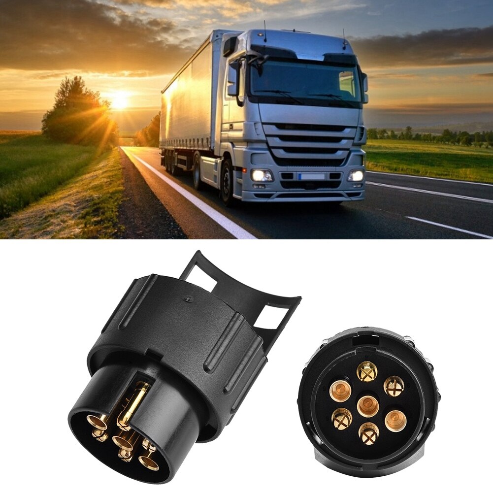 12V 7Pin Om 13Pin N & S Trailer Socket Adapter Plug Converter Connector Voor Trailer Caravan Auto Accessoires