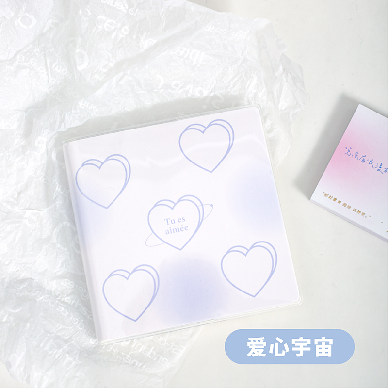 Yoofun-Cuaderno cuadrado con tapa de PVC para estudiantes, cuaderno , sencillo, diario, planificación diaria, lista de tareas, escuela, 120 hojas: a