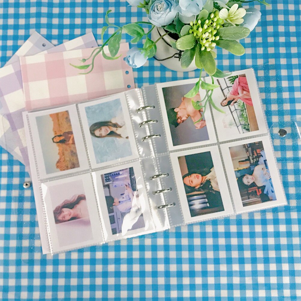 Album Photo avec 200 pochettes, 3/5 pouces, classeur, Films Photos, couverture scintillante, pochette transparente, protection, décoration de la maison