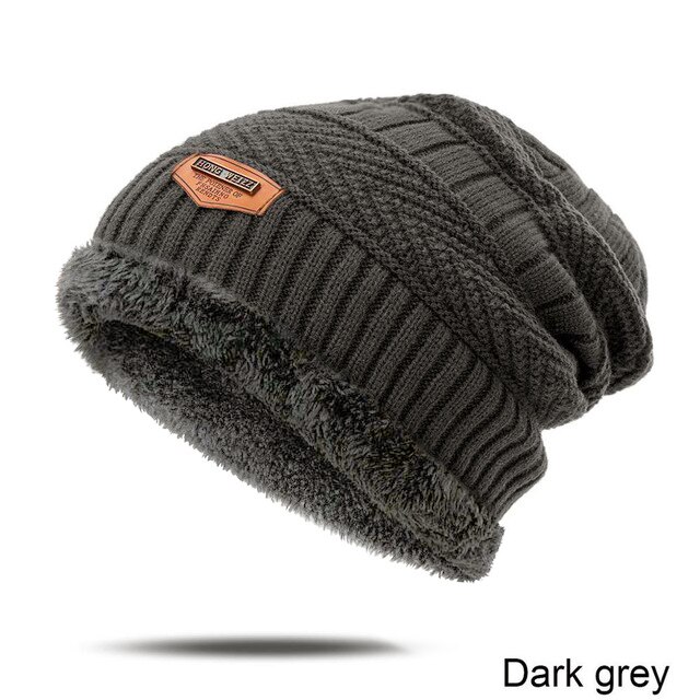Xiaomi Mijia-gorros gruesos de terciopelo para hombre, boinas calientes para el invierno, a la , Unisex: Dark-Gray