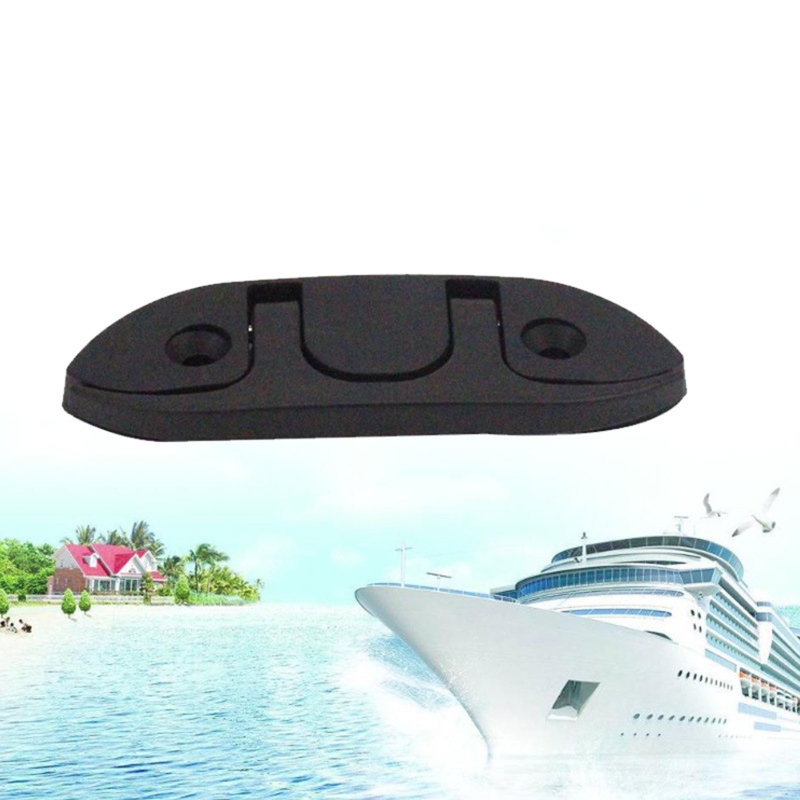 J60F – crochet de taquet pliant en Nylon pour bateau, accessoire d'amarrage, raccord de quincaillerie de pont pour tourisme