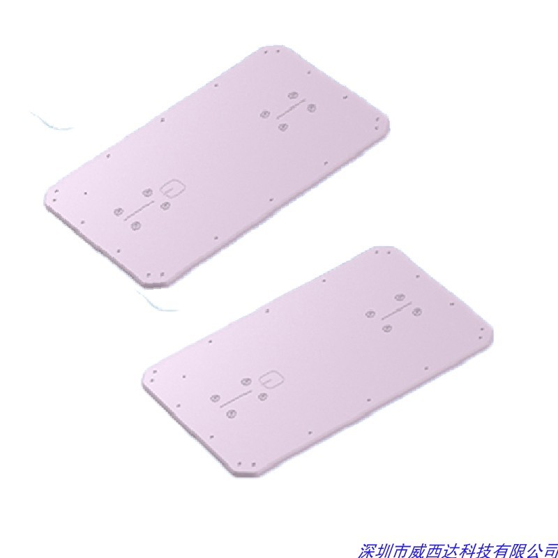 Ultra-thin card anti-loss device, wireless wallet recharge item airtag locator, suitable for Apple Find, findmy: Pink