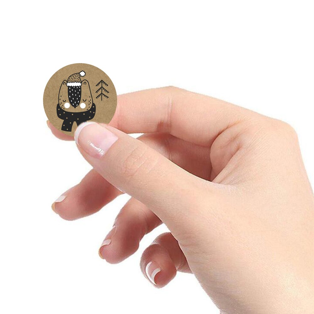 100PCS /lot multi-style Label Sticker 3cm Sealing Label Sticker For baking cake /handmade /food/packing Sealing Labels