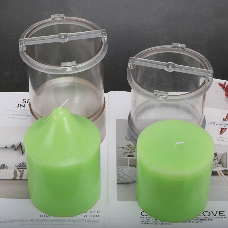 Handicraft diameter 10cm DIY candle making mold flat top semi-finished product cylindrical candle moulds diy lz0701