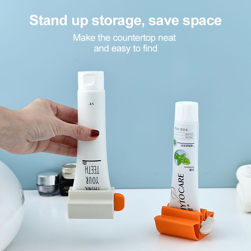 Badkamer Accessoires Tandpasta Dispenser Tandpasta Knijper Tube Knijper Gezichtsreiniger Druk Rolling Holder Voor Kind