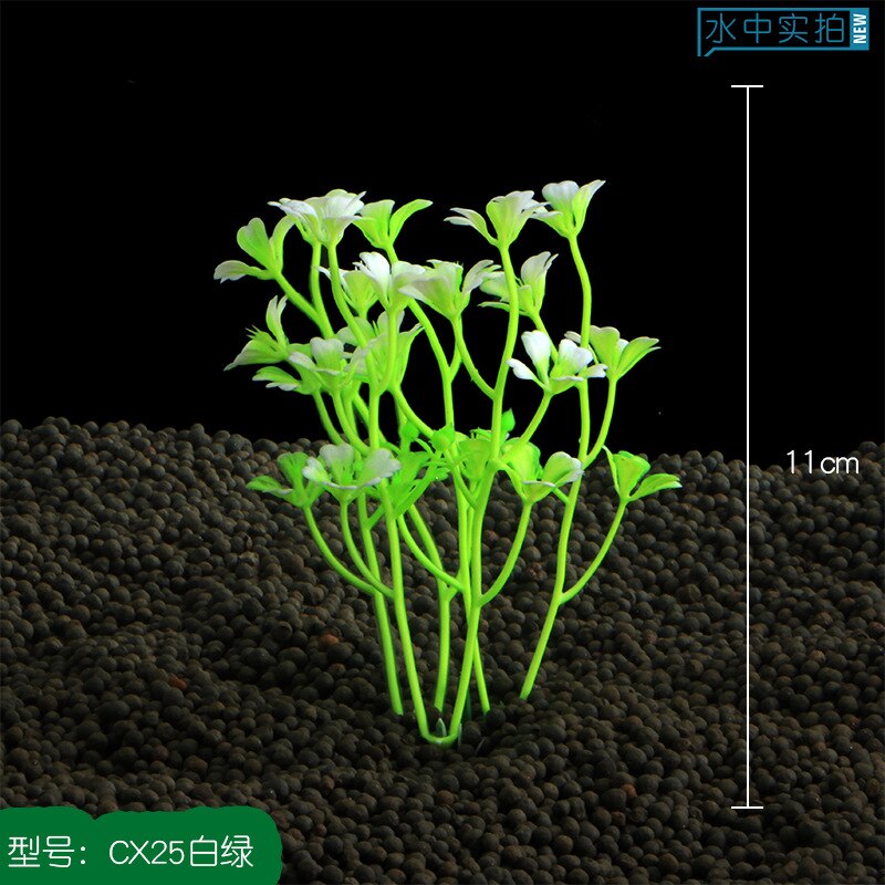 10Pcs Kunstplanten Aquarium Decor Water Onkruid Ornament Plant Aquarium Aquarium Gras 10-12Cm Decoratie