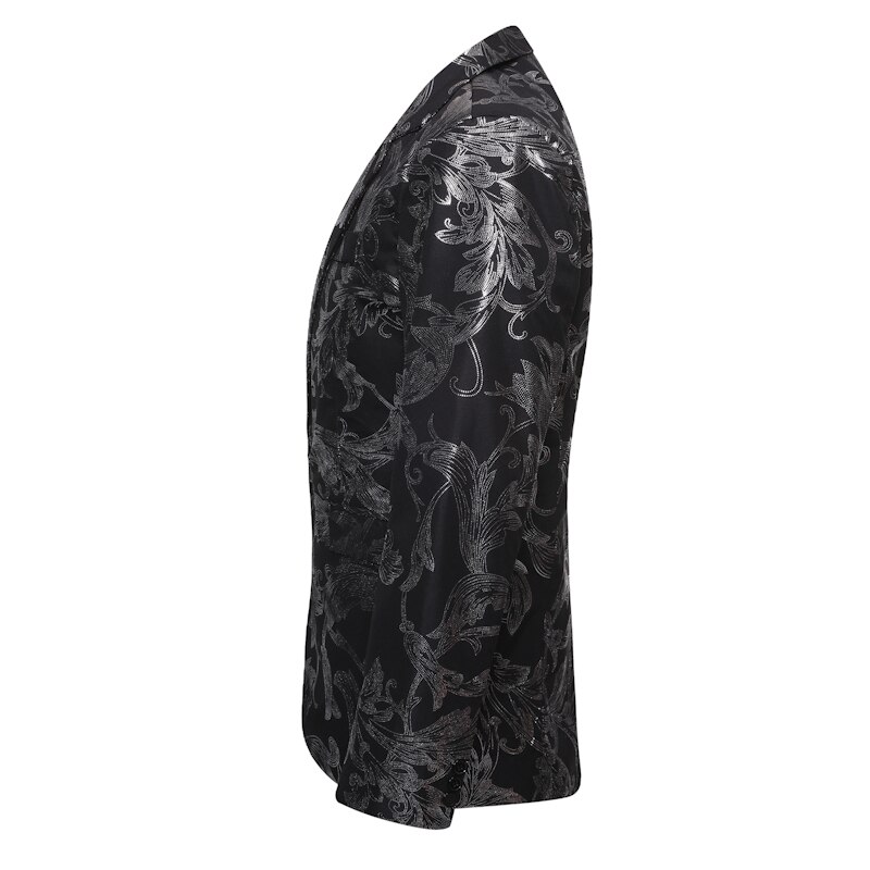 Veste élégante pour homme, Blazer de mariage doré, robe de costume, printemps-automne,