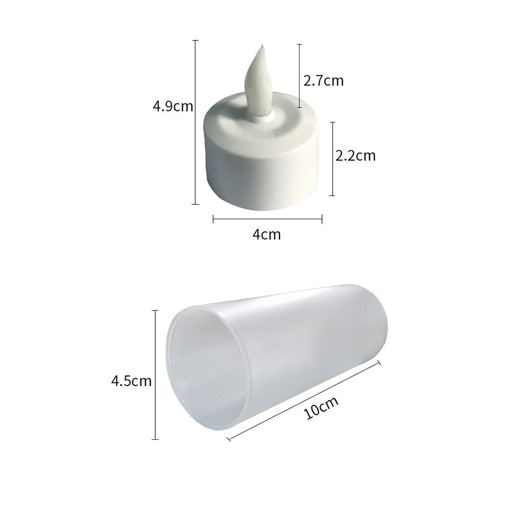 Candela ricaricabile senza fiamma ricaricabile a LED con luce di ricarica USB con USB, candele a batteria ricaricabile senza fiamma