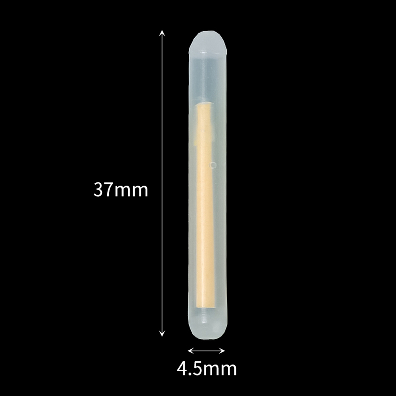 2.2-4.5mm canne à pêche flottante de nuit lumières bâton lumineux foncé utile pêche lumière fluorescente bâtons lumineux accessoires 100/50 pièces: 0.8 # / Gris clair
