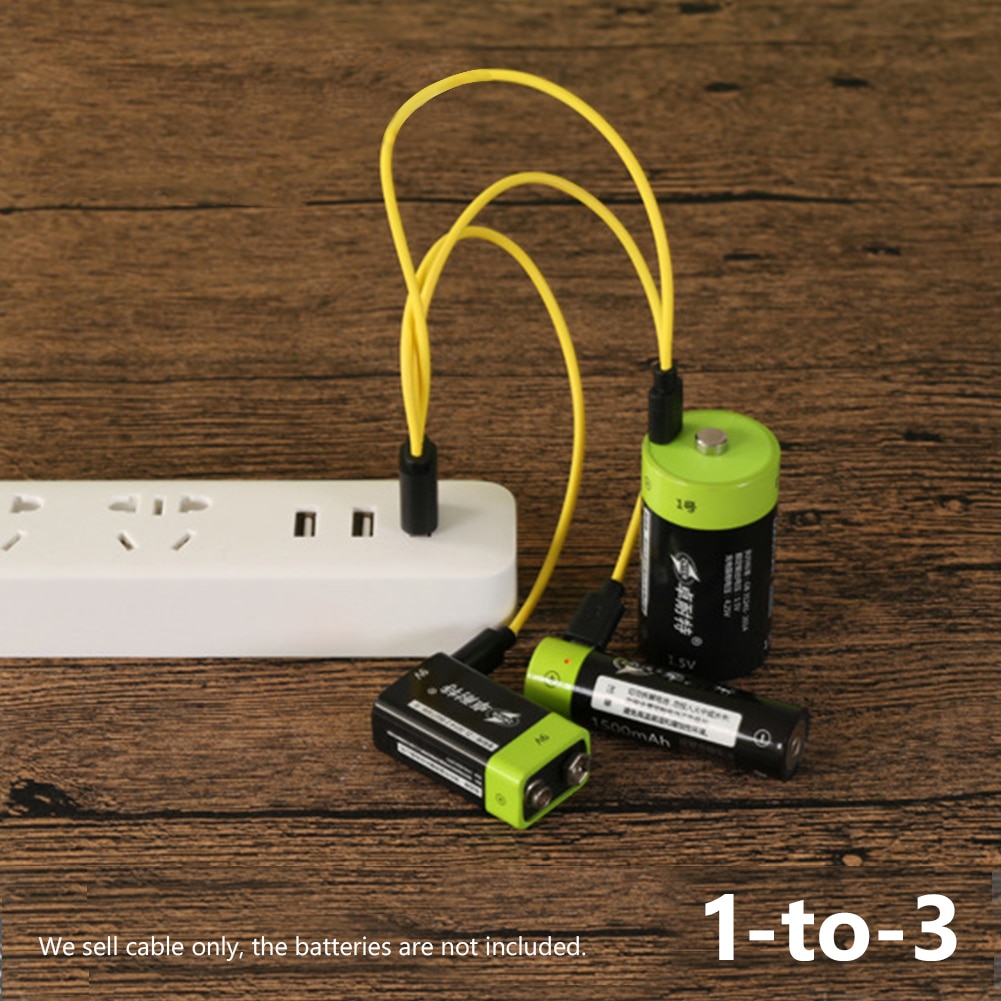 4 In 1 Multifunctionele 25Cm Oplaadbare Batterij Opladen Kabel 4 Micro Usb Oplaadkabel Voor 18650 Batterij voor Android