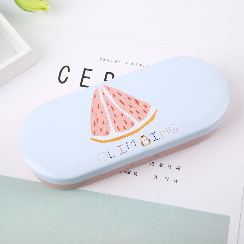 Étui lunettes chat de dessin animé | Étui de lunettes de rigide, mignon, protection des lunettes, boîte de protection pour les filles, modèle: pomelo