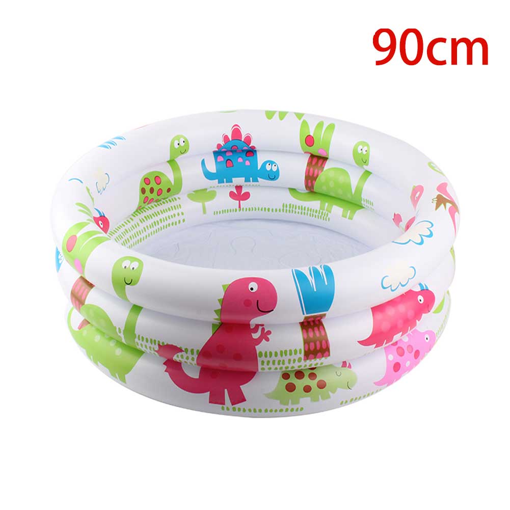 Portable Inflatable Baby Swimming Pool Summer Animal Printed PVC Indoor Outdoor Swimming Pool