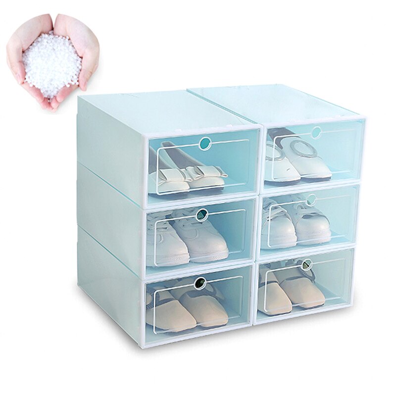 Schoenen Doos Verdikte Lade Case Plastic Schoen Dozen Stapelbaar Organizer Schoenendoos