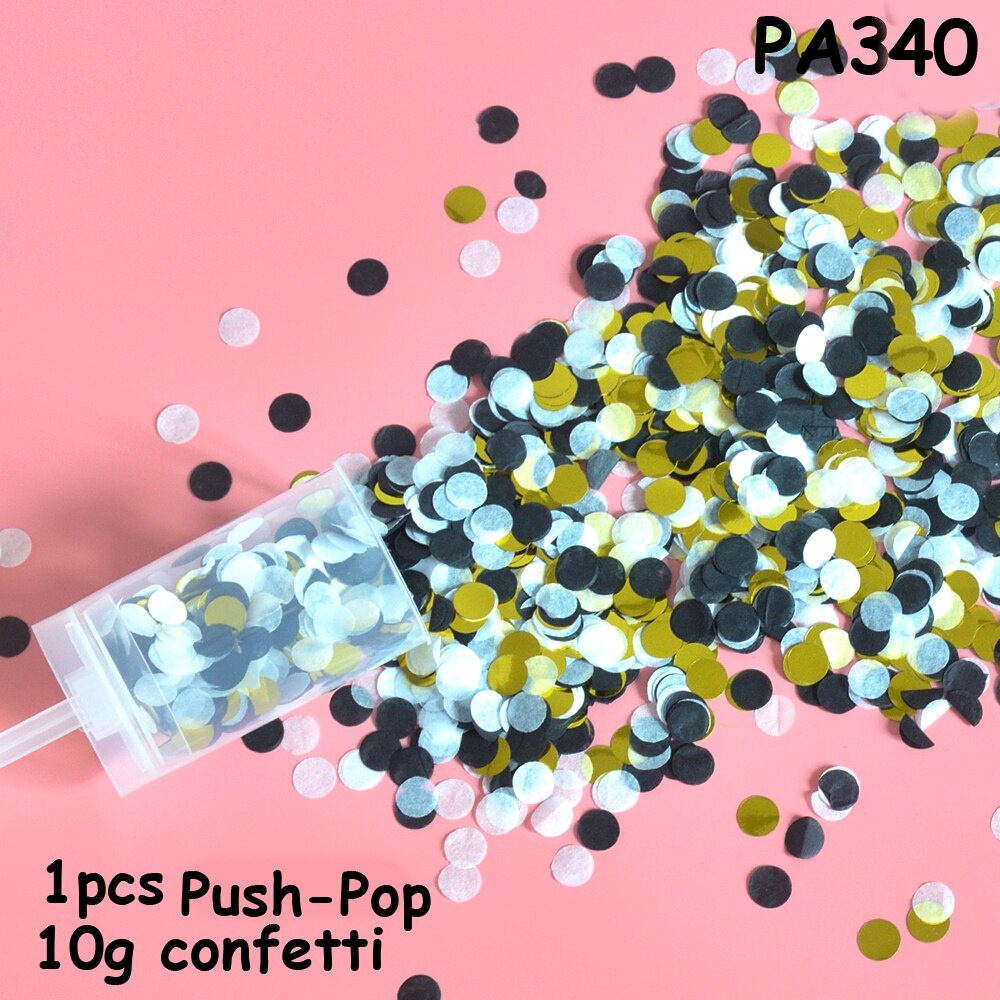 1 st konfetti popper konfetti bröllop fester bruddusch förlovningsfest blomma papper konfetti push pop födelsedagsfavör: Pa340