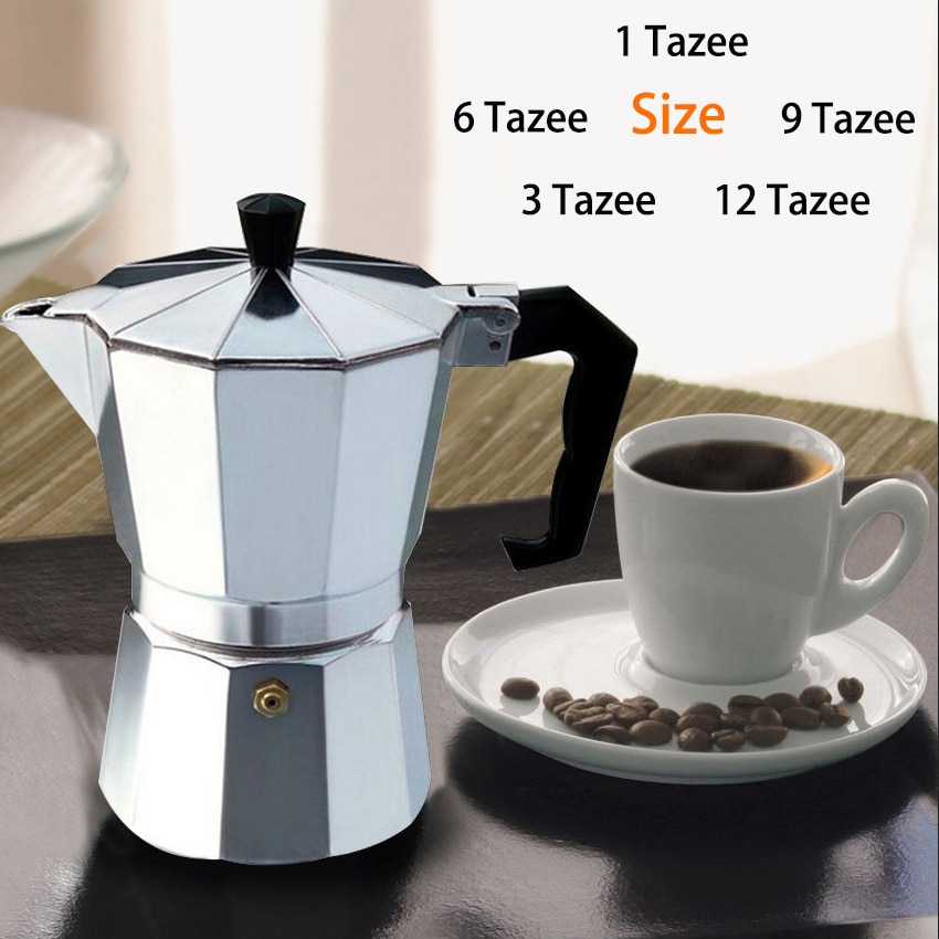 Italiaanse Espresso Koffie Makers Achthoekige Koffie Pot Percolator Pot 3cup/6cup/9cup/12cup Turkse Kookplaat Koffiezetapparaat