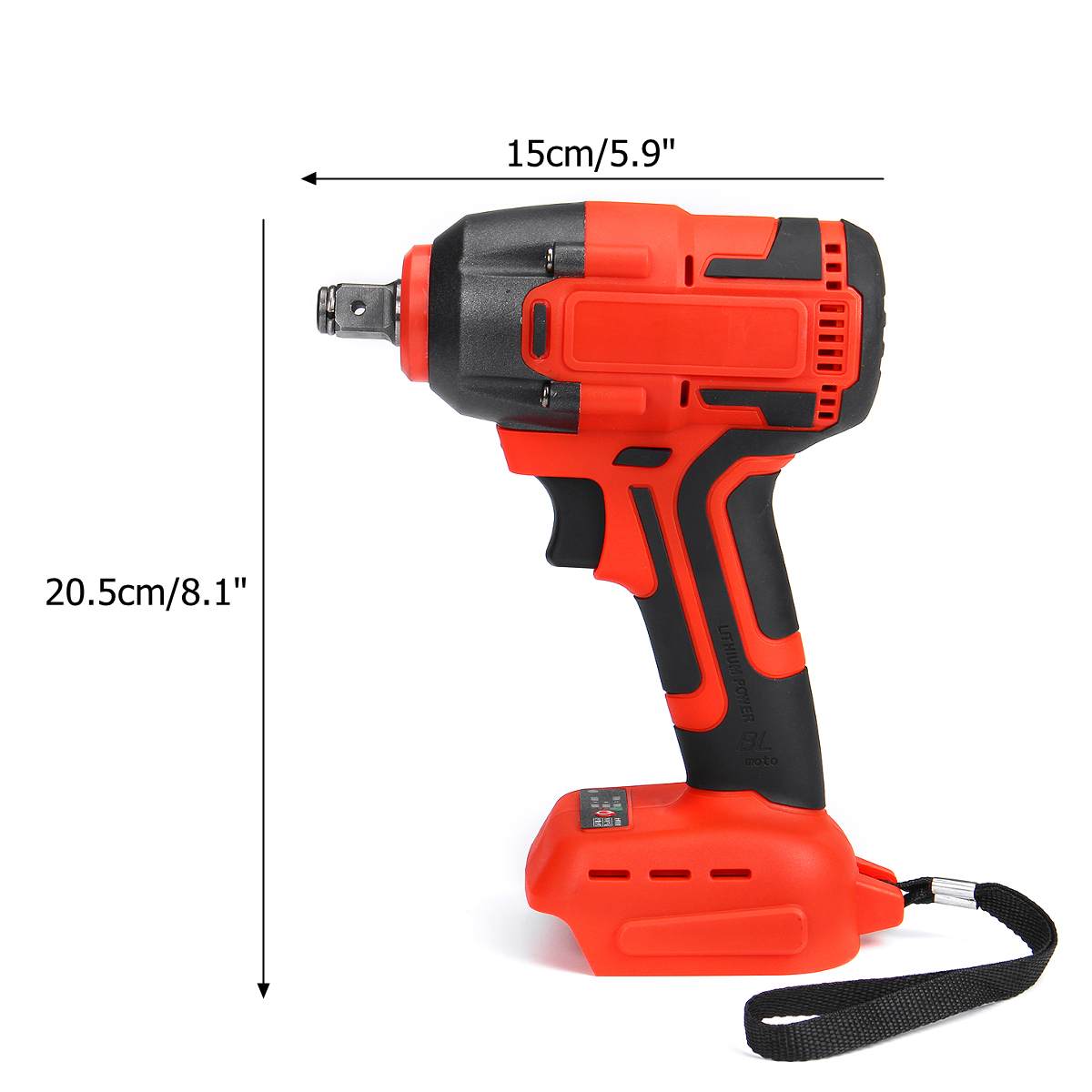 Destornillador eléctrico inalámbrico 18V 520 N.m, velocidad sin escobillas, llave de impacto, taladro recargable para batería Makita DTW285Z