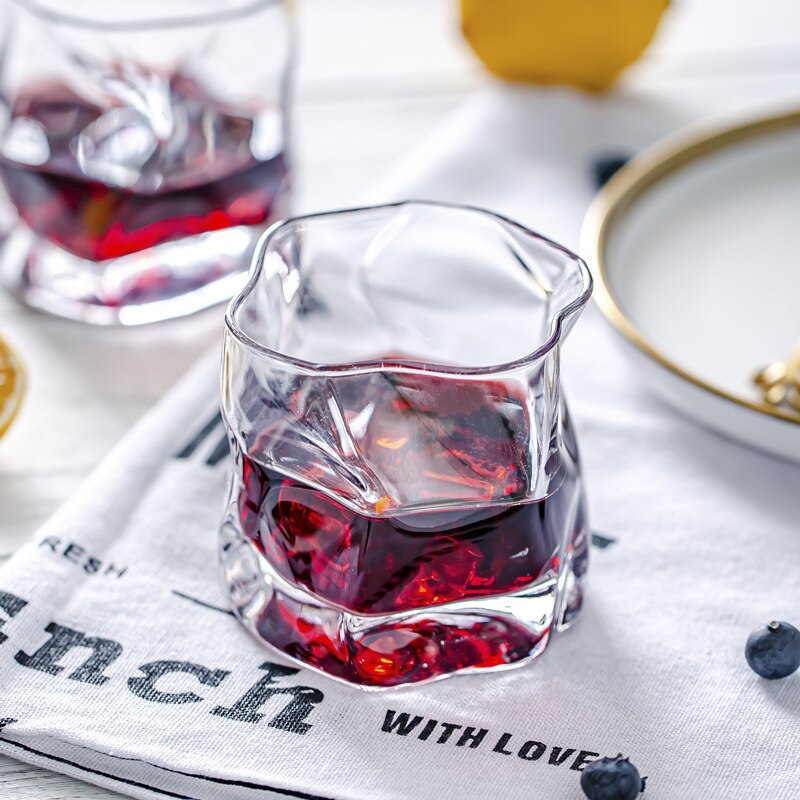 Brandy Cup Wine Cocktail Glass Whisky Shot Glass European Japanese Bar Personality Whiskey Beer Glass Verre Drinking