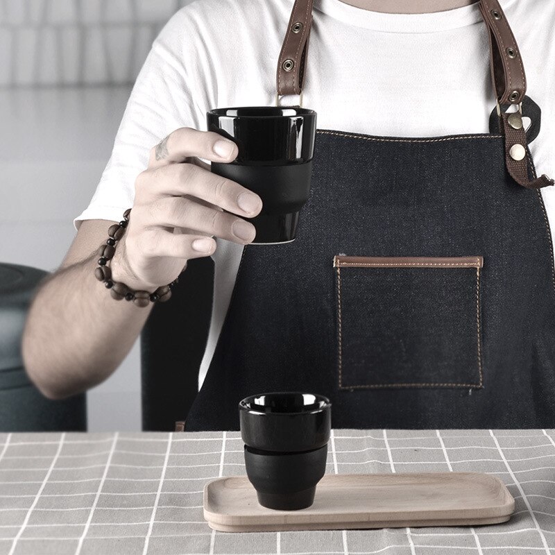 Tasse à Café/cappuccino Style Européen – Couleur Unie – 220 Ml – Sans Marque