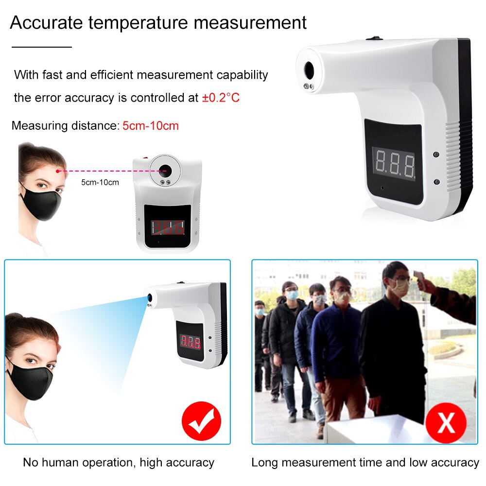 Digital automatic Thermometer infrared electronic thermometer for body forehead thermometer fever thermometer infrared frontal