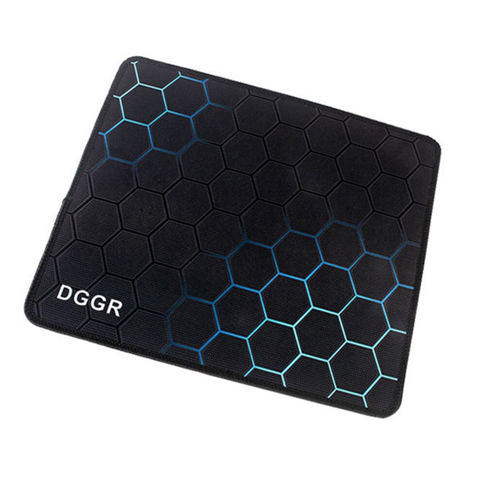 DGGR small Mouse Pad Classic hexagon graphics Gaming Mouse pad Anti-slip Natural Rubber with Locking Edge Gaming Mouse Mat