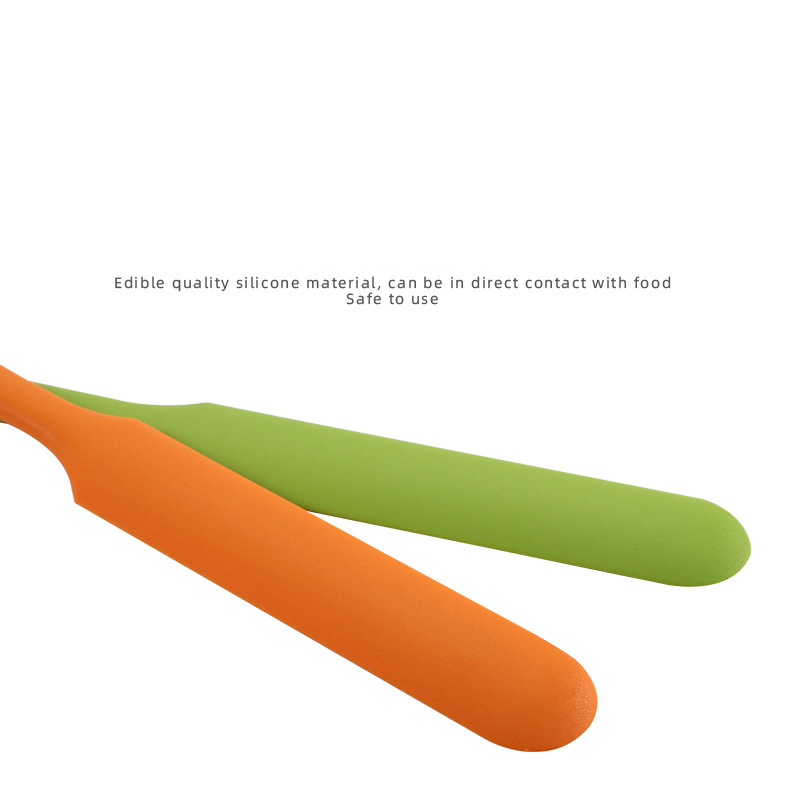 Silicone Long Scraper Color Cream Long Knife Scraper Cake Making Small Accessories Silicon Spatula Baking Tools for Cakes