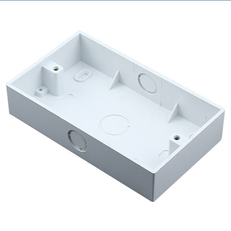 Wall Socket, Switch Mounting Box 146 Junction Box, European, British, Flameproof Plastic Box 146 * 86mm: Default Title
