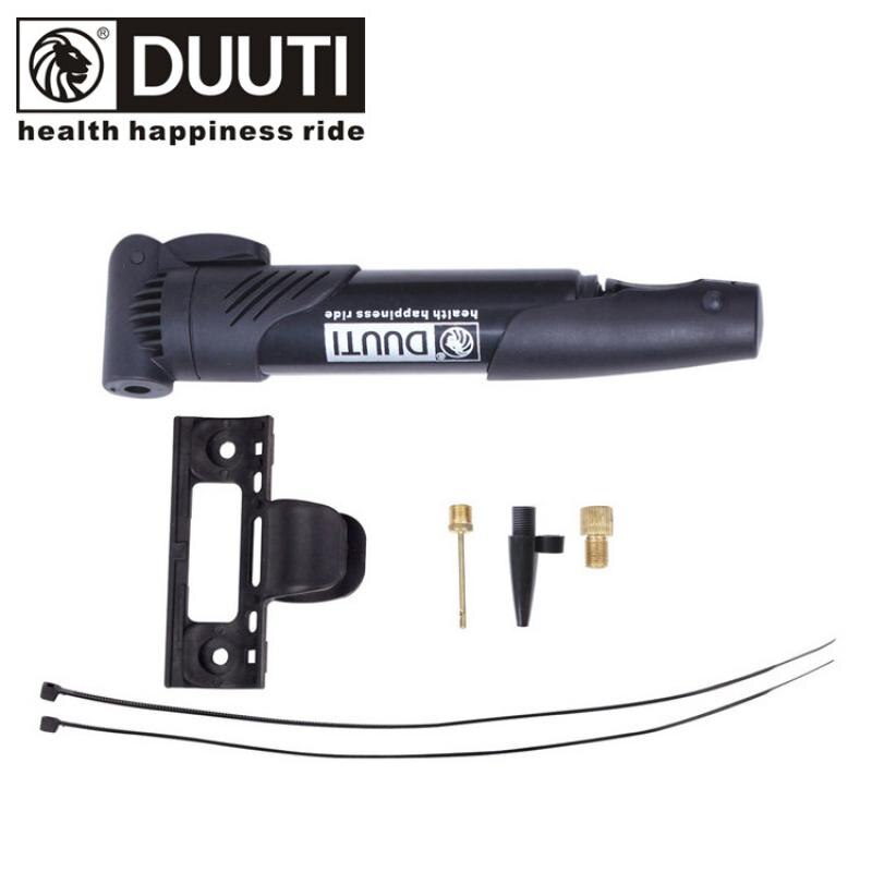 3-Section Multi-Purpose Mini Portable Air Pump US Style Bicycle Tire Air Pump High Pressure Inflator Set: Black
