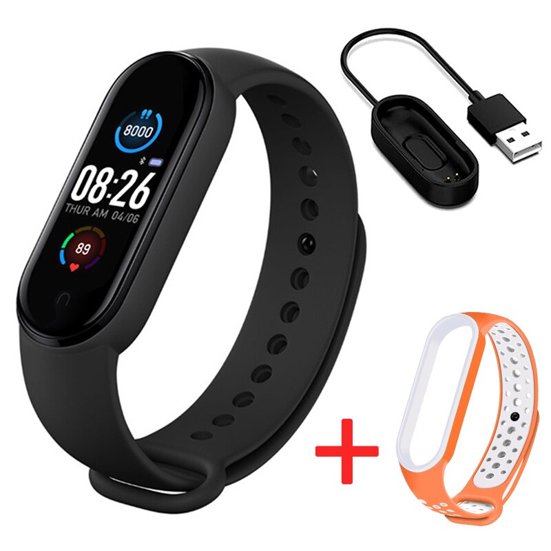 M5 Smart Watch Fitness Bracelet Band Trcker Sport Pedometer Blood Pressure Heart Rate Smarthwatch For Women Men Wristbands: 4