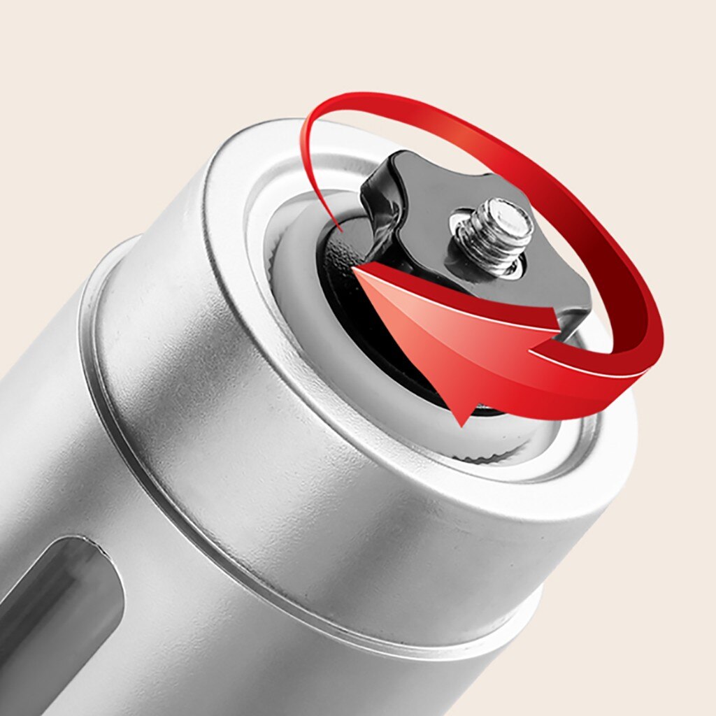 Portable Coffee Grinder Stainless Steel Adjustable Handheld Coffee Grinder Cocoa Bean Mill Manual Coffee Grinder#0826g30