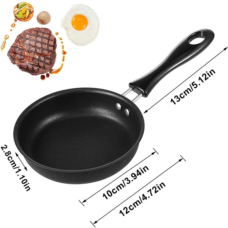 Mini Frying Pan for Roasting Mini Egg Pan Non-Stick Frying Pan Frying Pan 12cm for Breakfast Egg for Kitchen Cooking