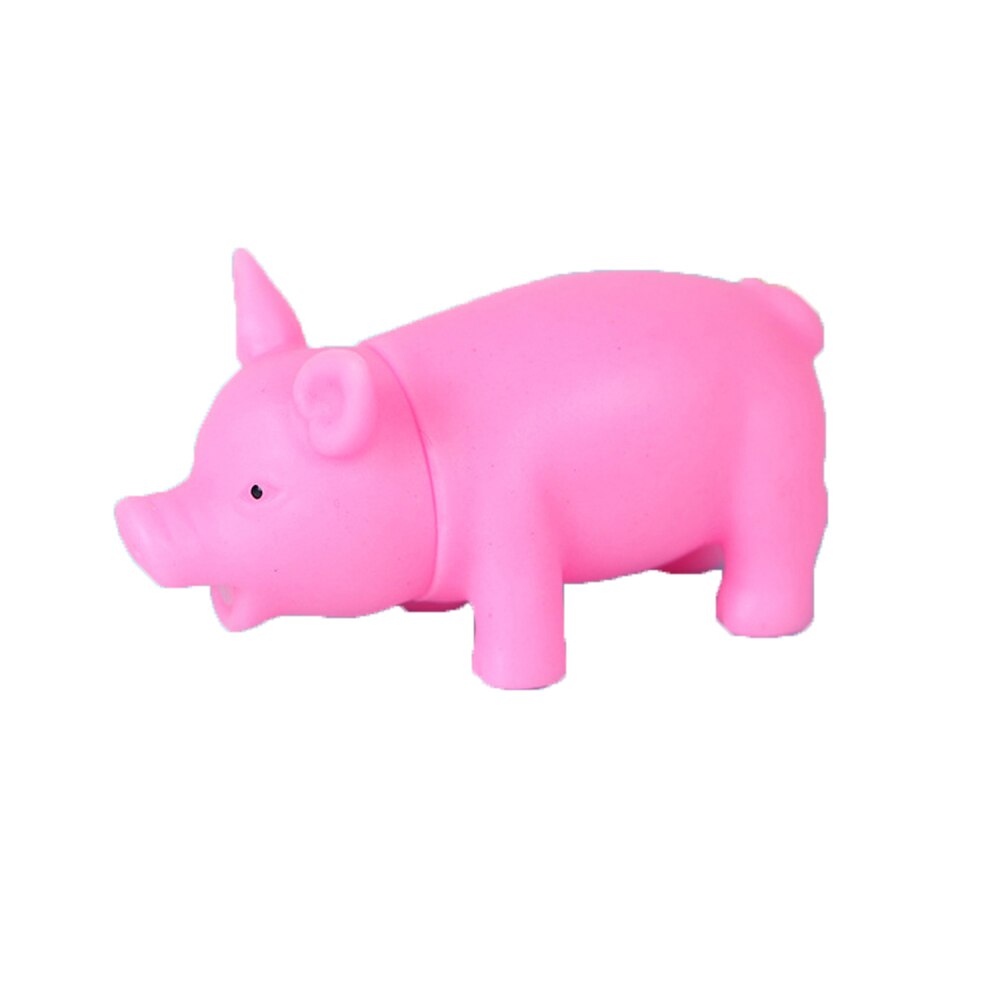Funny Pig Squeeze Squeaky Sound Squeaker Adult Kids Vent Decompression Toy