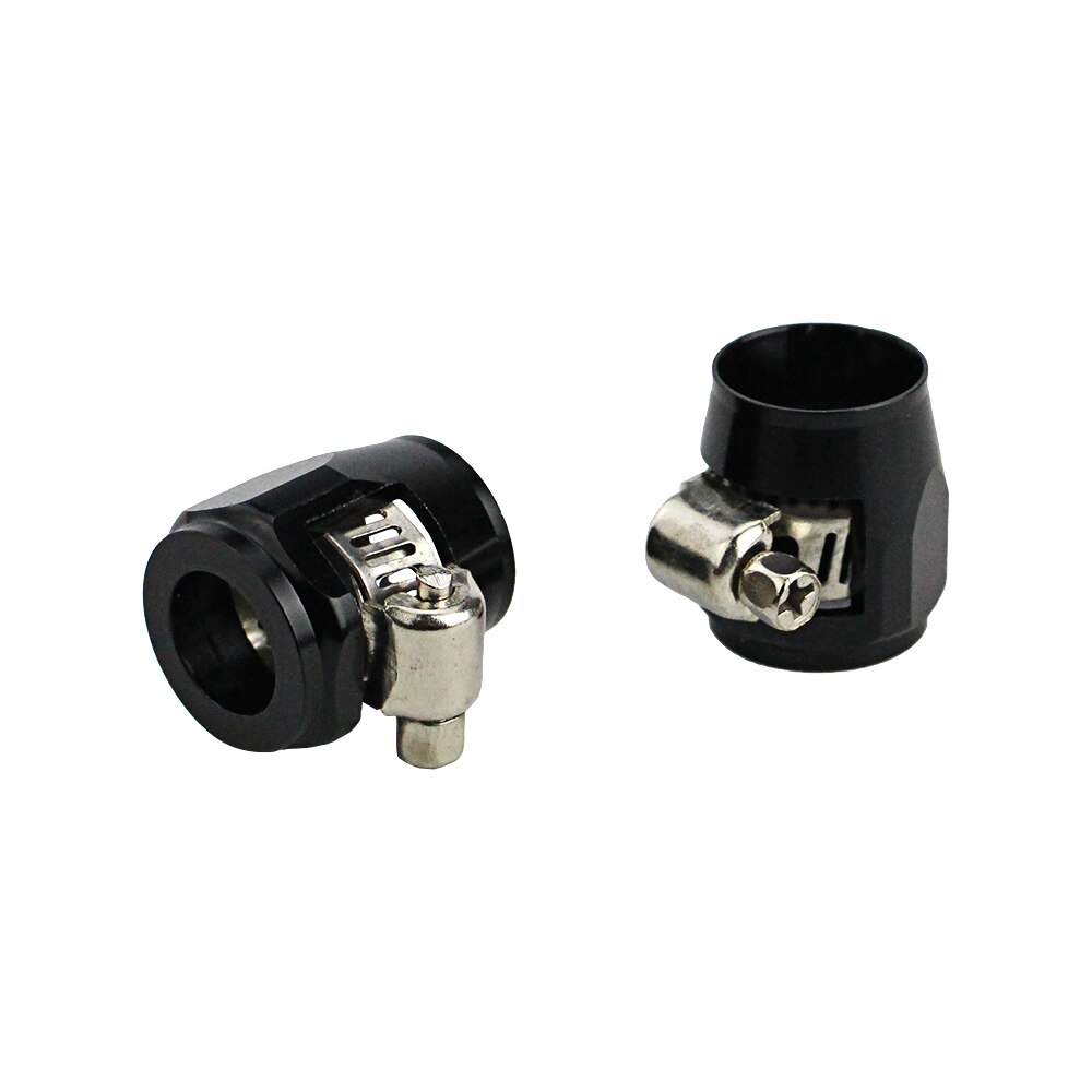 Cnspeed 1 batch 2 =  an8 klemme 3/8 &quot;&quot; petroleumsbrenselrørskjøt vannbehandler slangeklemme trimmer id sekskant : 17.75 mm yc100820: Svart