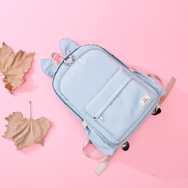 Korean-Style Cute Lightweight Backpack Women's Large-Capacity Backpack Multi-Function Mother Bag Travel Bag