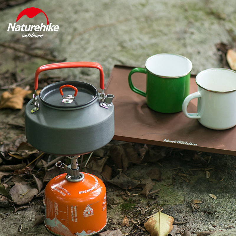 Naturehike Tragbare draussen Camping Teekanne Leichte Wasserkocher Kaffee Topf Trinken Tee Wasserkocher 1,1 L 1,45 L 1,6 L