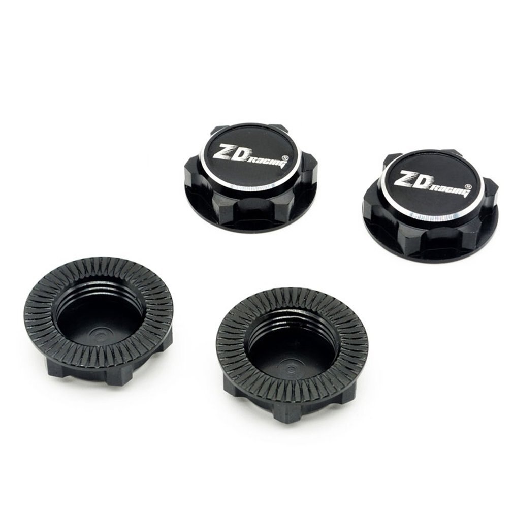 Exquisite En Duurzaam Lichtgewicht Aluminium 17Mm Hex Wielmoeren Stofdicht Anti-Skid Antislip Voor 1/8 Rc auto