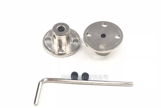 Flange coupling flange 3/4/5/6/8/10mm rigid coupling flange motor guide shaft support