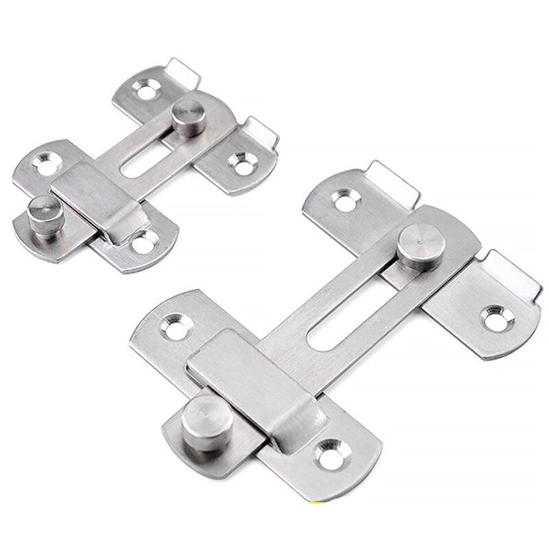 1Pcs Stainless steel Safe Door Bolts/Window/Drawer/TOILET/Bolts Manual Automatic Security Bolt Barrel Anti-theft door Buckle