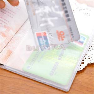 1PCS Transparante Paspoort Cover Waterdichte Paspoort Tassen Paspoort Beschermhoes Card ID Houder